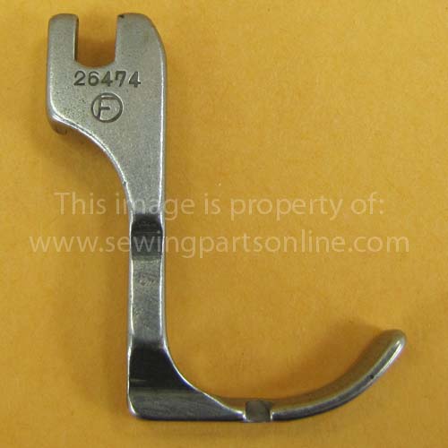 Zipper / Cording Foot (Left), Pfaff #91-026474-05 image # 5522