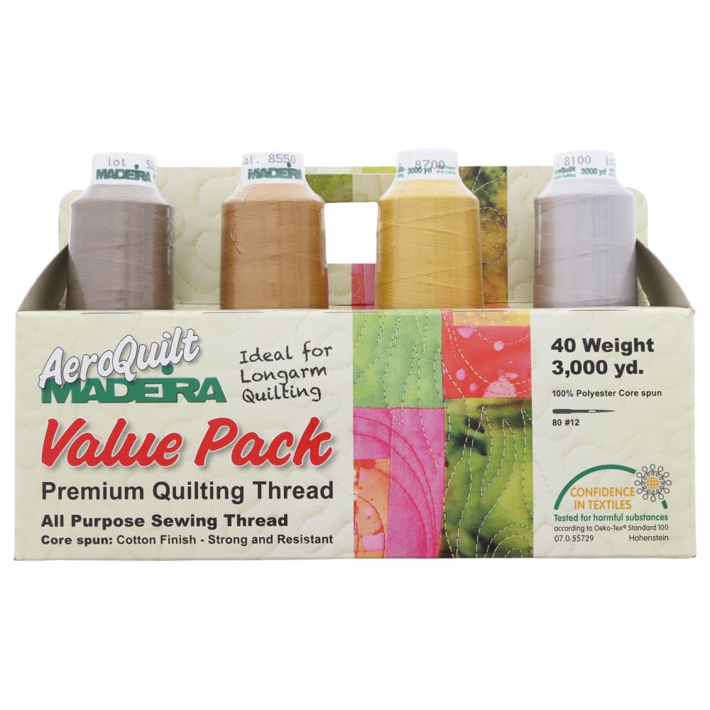Madeira Aeroquilt Thread Pack (8 Cones) - Neutral image # 92844