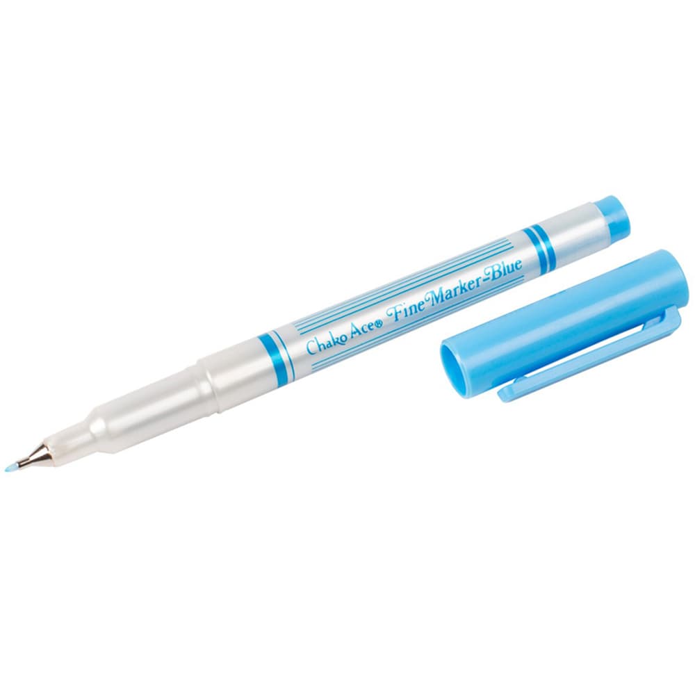Bohin Water Erase Fine Marking Pen, Blue image # 85930