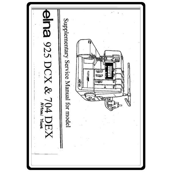 Service Manual, Elna 925 image # 3824