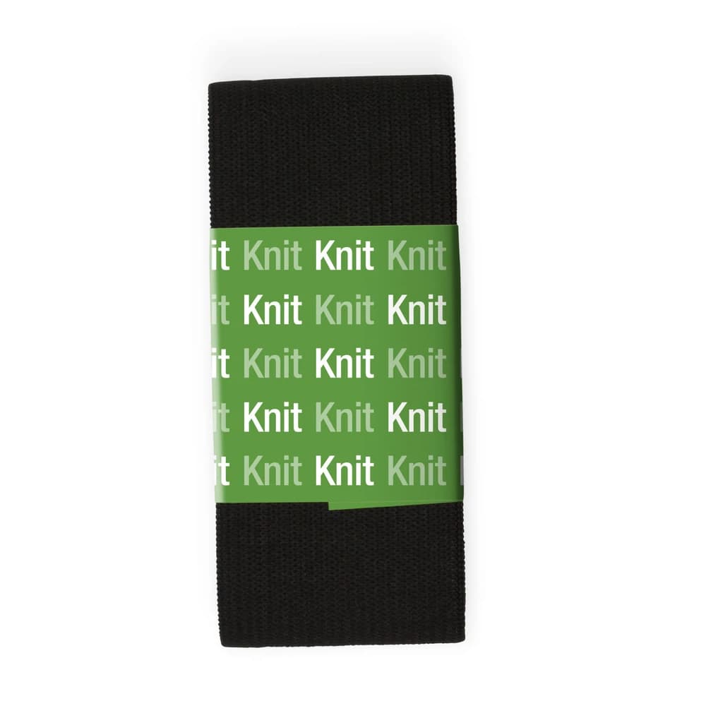 Heavy Stretch Waistband Elastic Black 1.5"x1.25yds, #9319B image # 92550