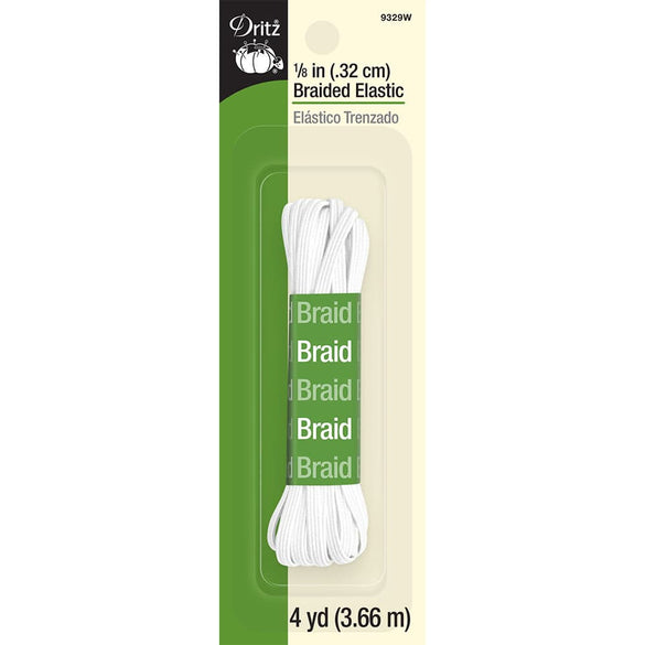 Braided Elastic 1/8in x 4yd image # 92770