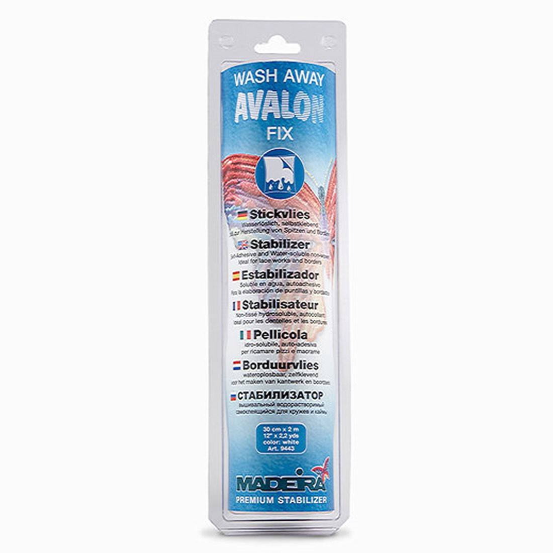 Madeira Avalon Fix Wash Away Stabilizer - 9.5" x 1.1yds image # 32386