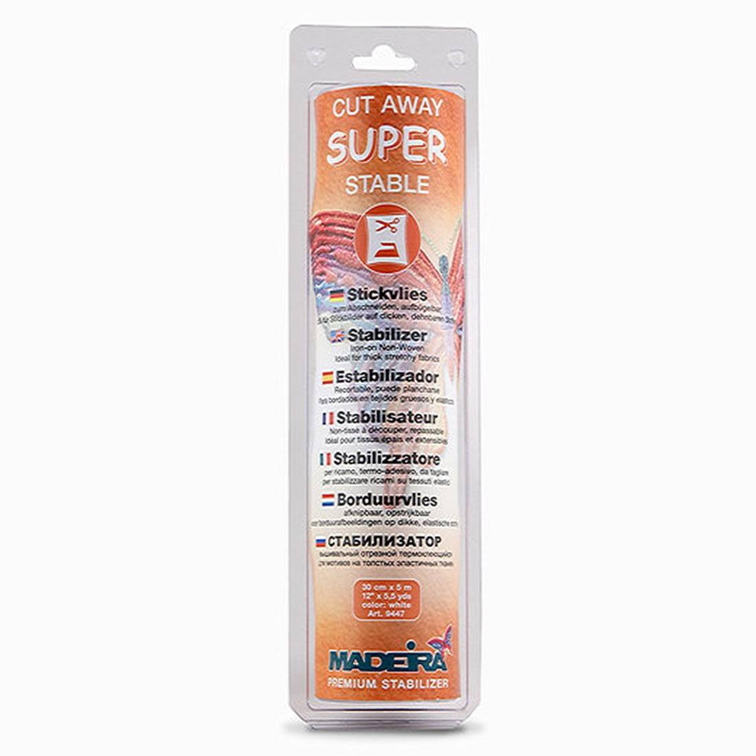 Madeira Super Stable Cut Away Stabilizer - 12" x 5.5yds image # 32387