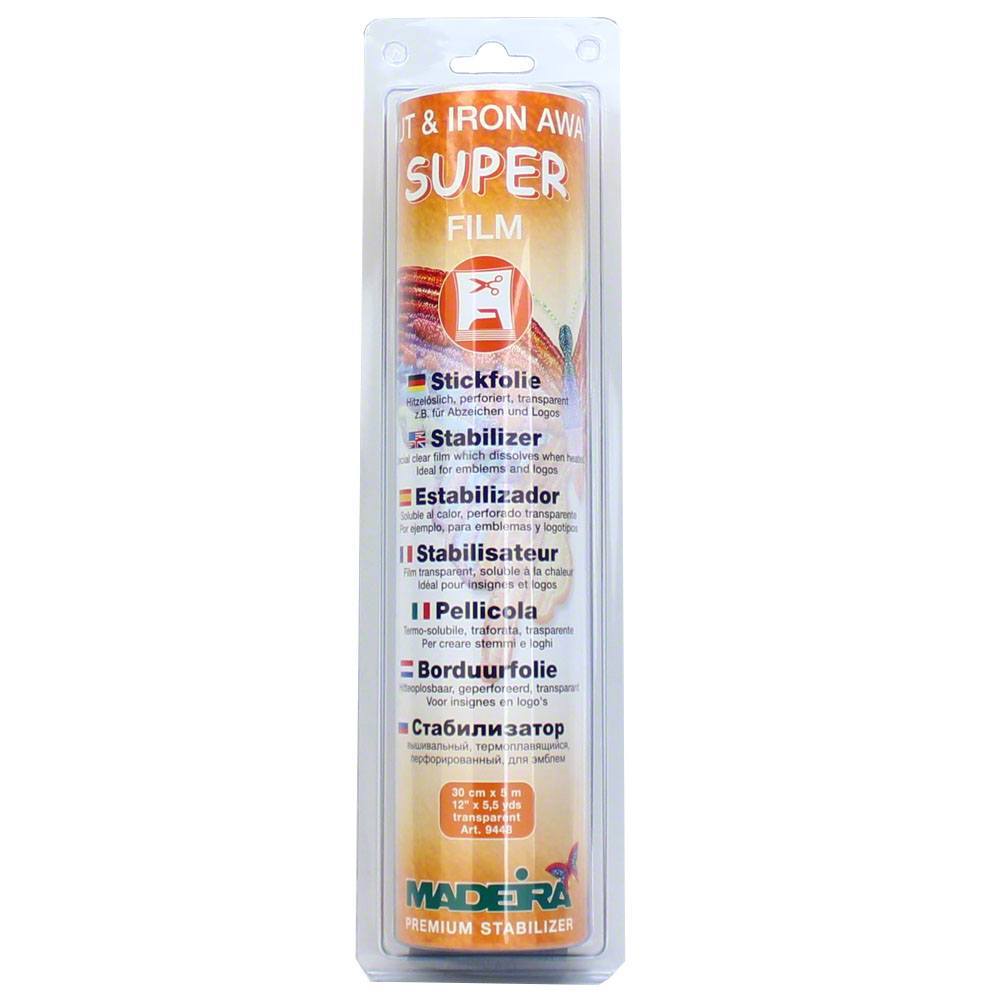 Madeira Super Film Cut & Iron Away Stabilizer - 12in x 5.5yds image # 23058