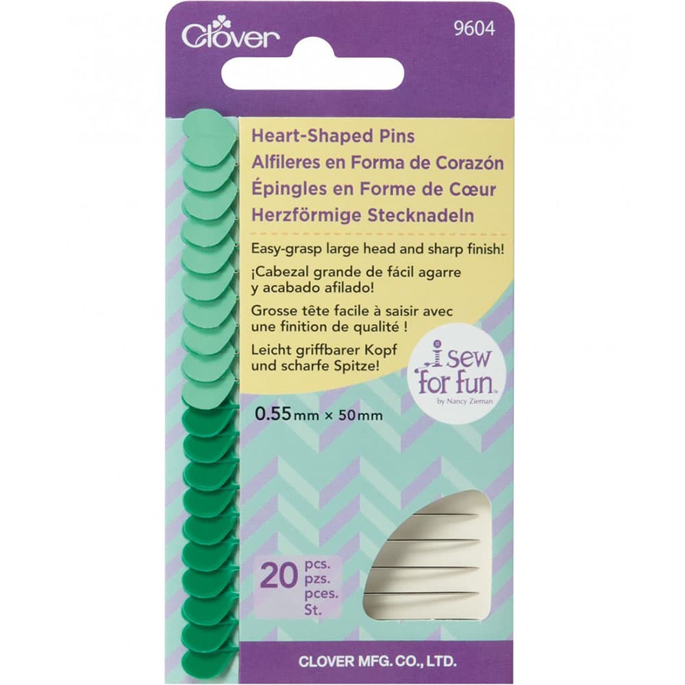 I Sew For Fun, Heart-Shaped Pins - 20pk image # 103673