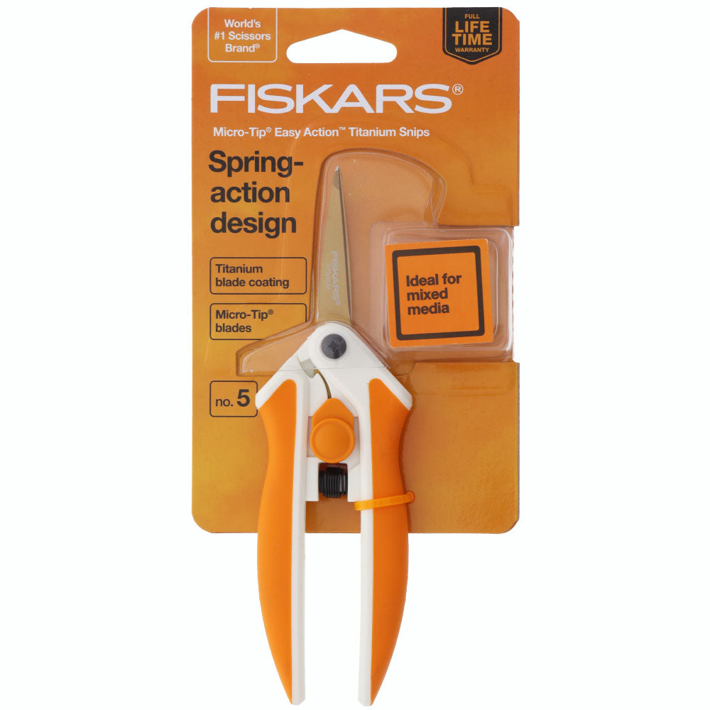 Fiskars 5" Micro-Tip Easy Action Shears image # 104670