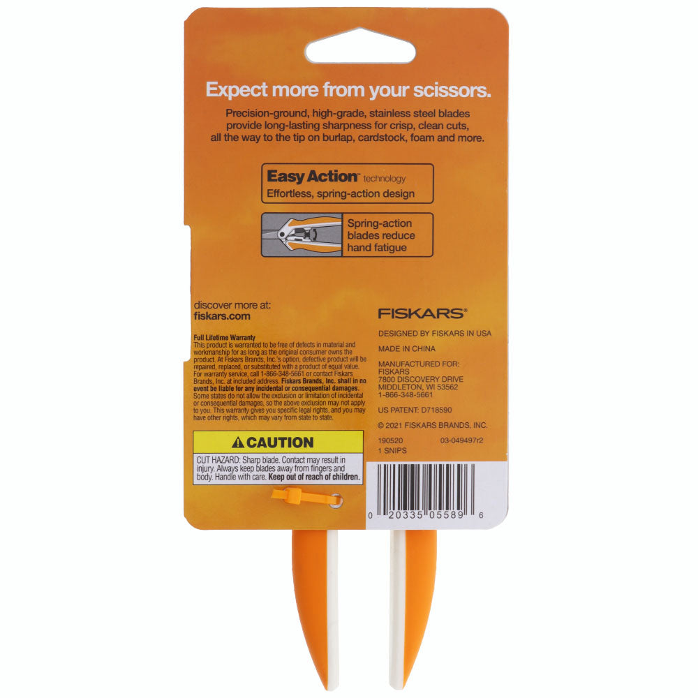 Fiskars 5" Micro-Tip Easy Action Shears image # 104671