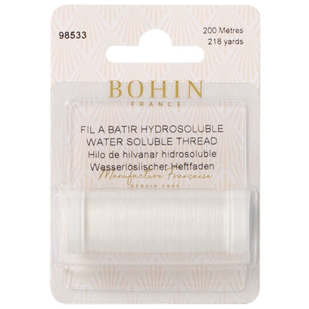 Bohin, Water Soluble Thread (218yd) - White image # 86091