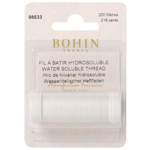 Bohin, Water Soluble Thread (218yd) - White image # 86091