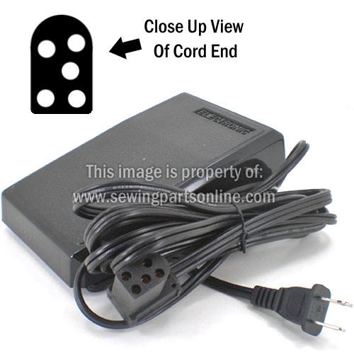 Foot Control w/ Cord (110/120V), Singer #988275-003 image # 5611