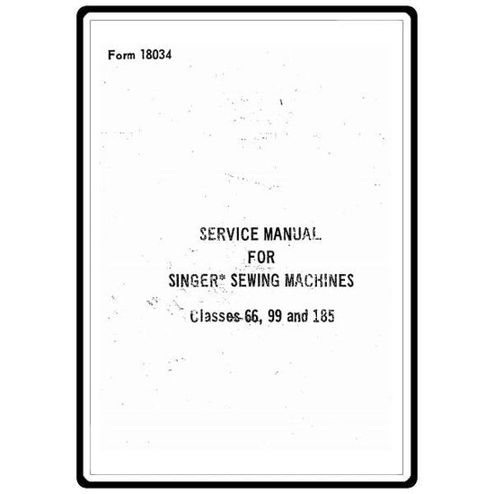 Service Manual, Singer 99