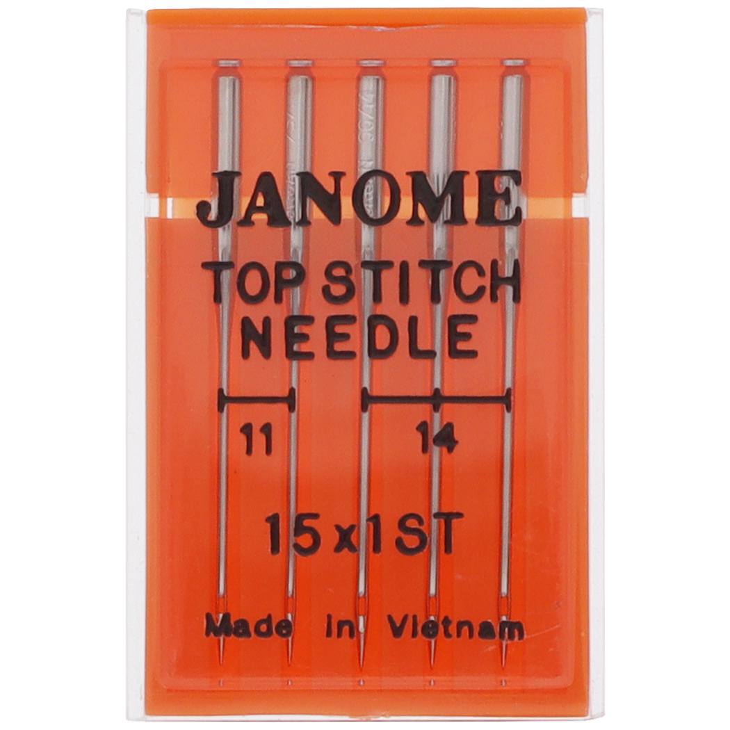 Top Stitch Needle 15x1 (5pk), Janome #9905 image # 78778
