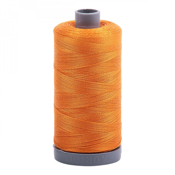 Aurifil 28wt Mako Cotton Thread (820yds), Bright Orange - 1133