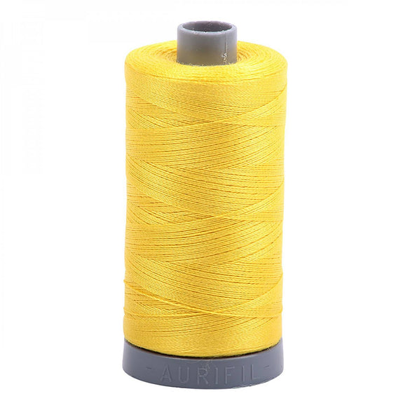 Aurifil 28wt Mako Cotton Thread (820yds), Canary Yellow - 2120