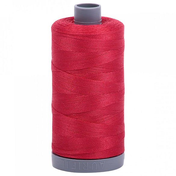 Aurifil 28wt Mako Cotton Thread (820yds), Red - 2250