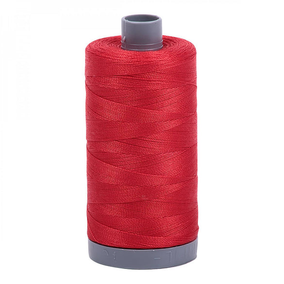 Aurifil 28wt Mako Cotton Thread (820yds), Lobster Red - 2265