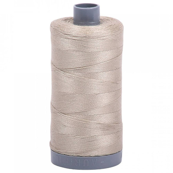 Aurifil 28wt Mako Cotton Thread (820yds), Stone - 2324