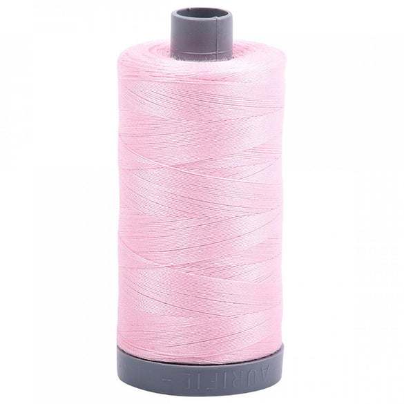 Aurifil 28wt Mako Cotton Thread (820yds), Baby Pink - 2423