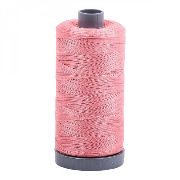 Aurifil 28wt Mako Cotton Thread (820yds), Peachy Pink - 2435