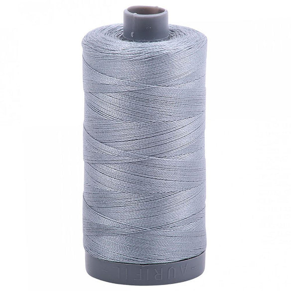 Aurifil 28wt Mako Cotton Thread (820yds), Light Blue Grey - 2610