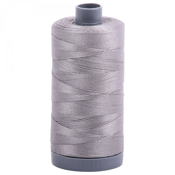 Aurifil 28wt Mako Cotton Thread (820yds), Stainless Steel - 2620