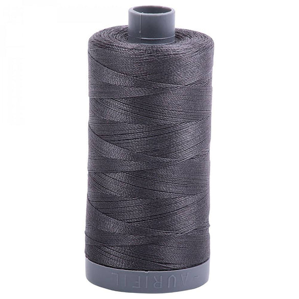 Aurifil 28wt Mako Cotton Thread (820yds), Dark Pewter - 2630