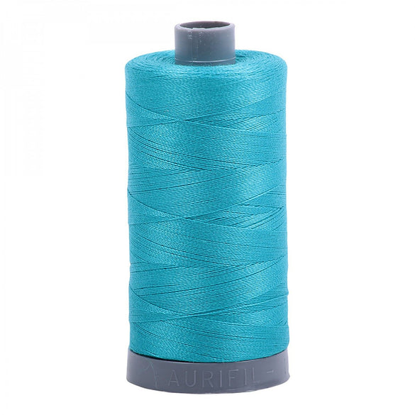 Aurifil 28wt Mako Cotton Thread (820yds), Turquoise - 2810