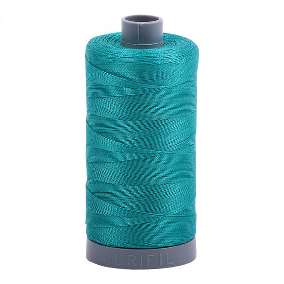 Aurifil 28wt Mako Cotton Thread (820yds), Jade - 4093