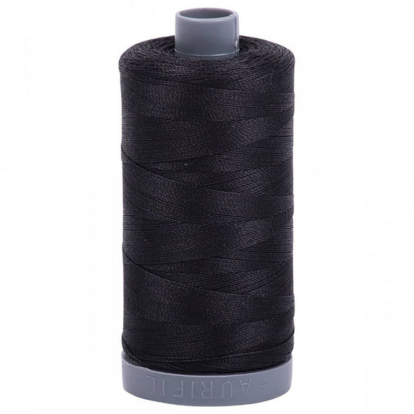 Aurifil 28wt Mako Cotton Thread (820yds), Very Dark Grey - 4241