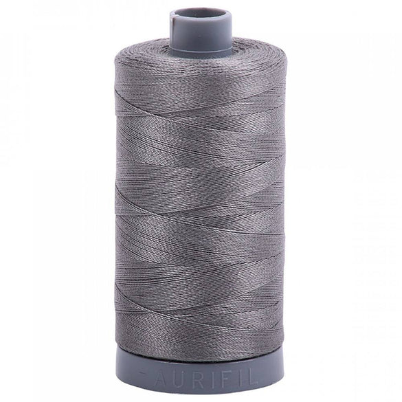Aurifil 28wt Mako Cotton Thread (820yds), Grey Smoke - 5004