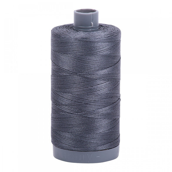 Aurifil 28wt Mako Cotton Thread (820yds), Jedi Gray - 6736