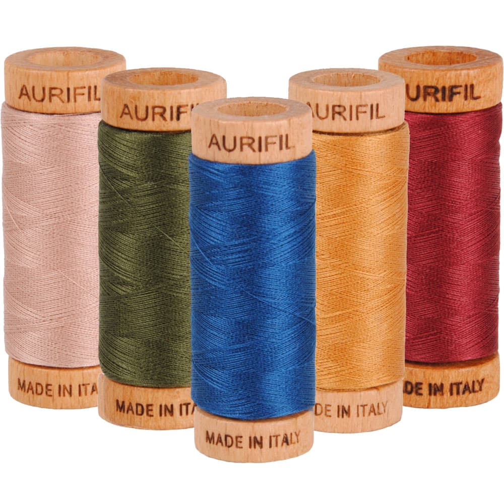 Aurifil 80wt Mako Cotton Thread (300yds) image # 110221