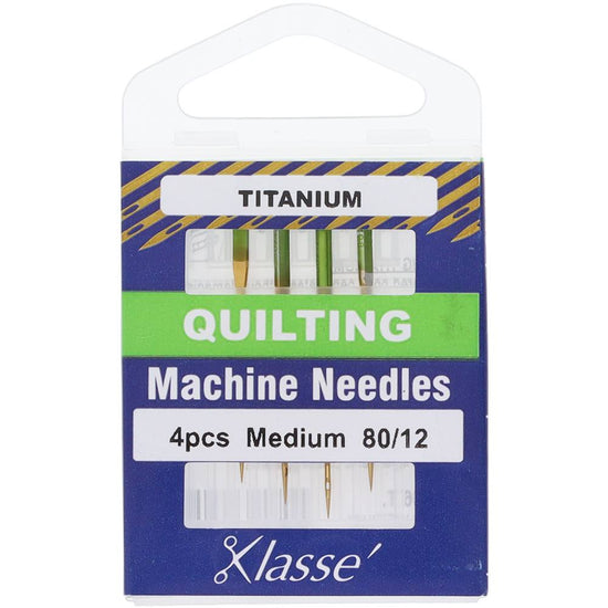 Klassé Titanium Quilting Needles (4pk)