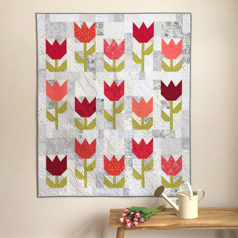 Tissue Paper Quilt Pattern Paper Tulips Quilt Pattern