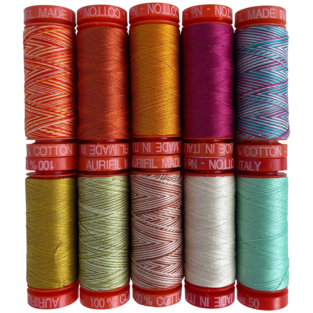 Aurifil Rustic Chic 10 Spool Thread Collection image # 118399
