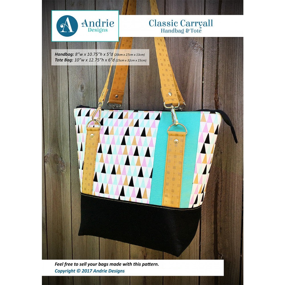 Classic Carry All Handbag and Tote Pattern image # 47223