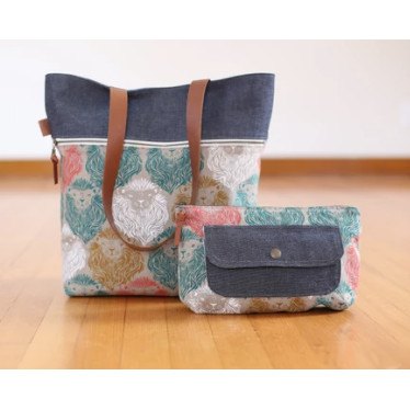 Caravan Tote and Pouch Pattern image # 58597