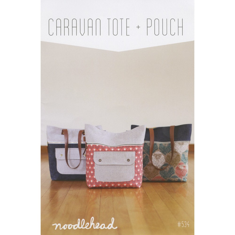 Caravan Tote and Pouch Pattern image # 58596