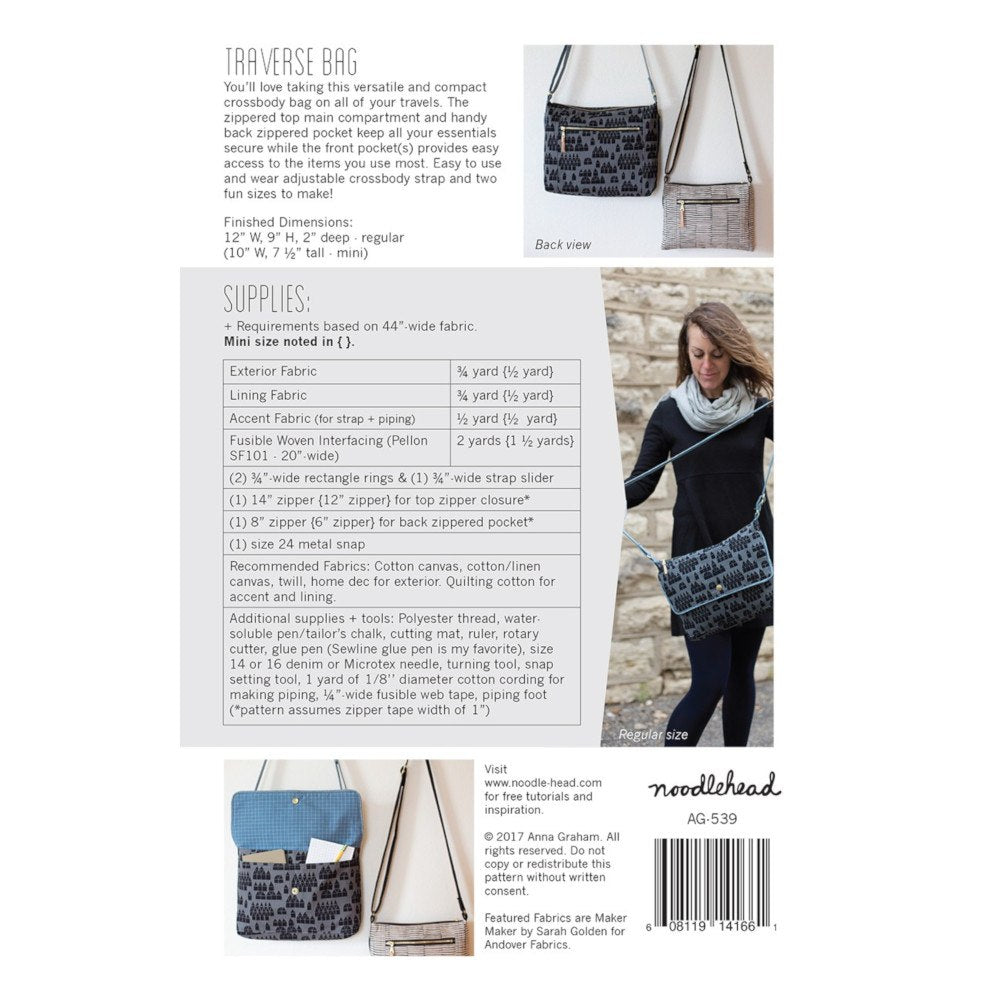 Traverse Crossbody Bag Pattern image # 58574
