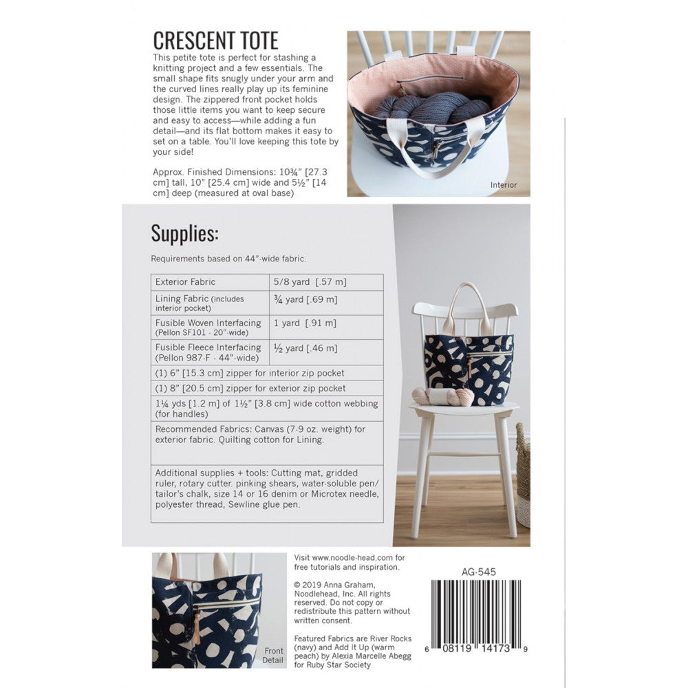 Crescent Tote Pattern image # 54928