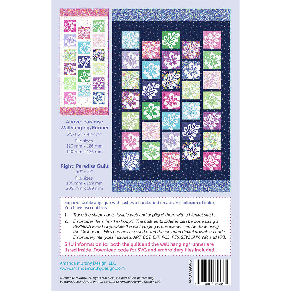 Amanda Murphy, Paradise Quilt Pattern image # 69748