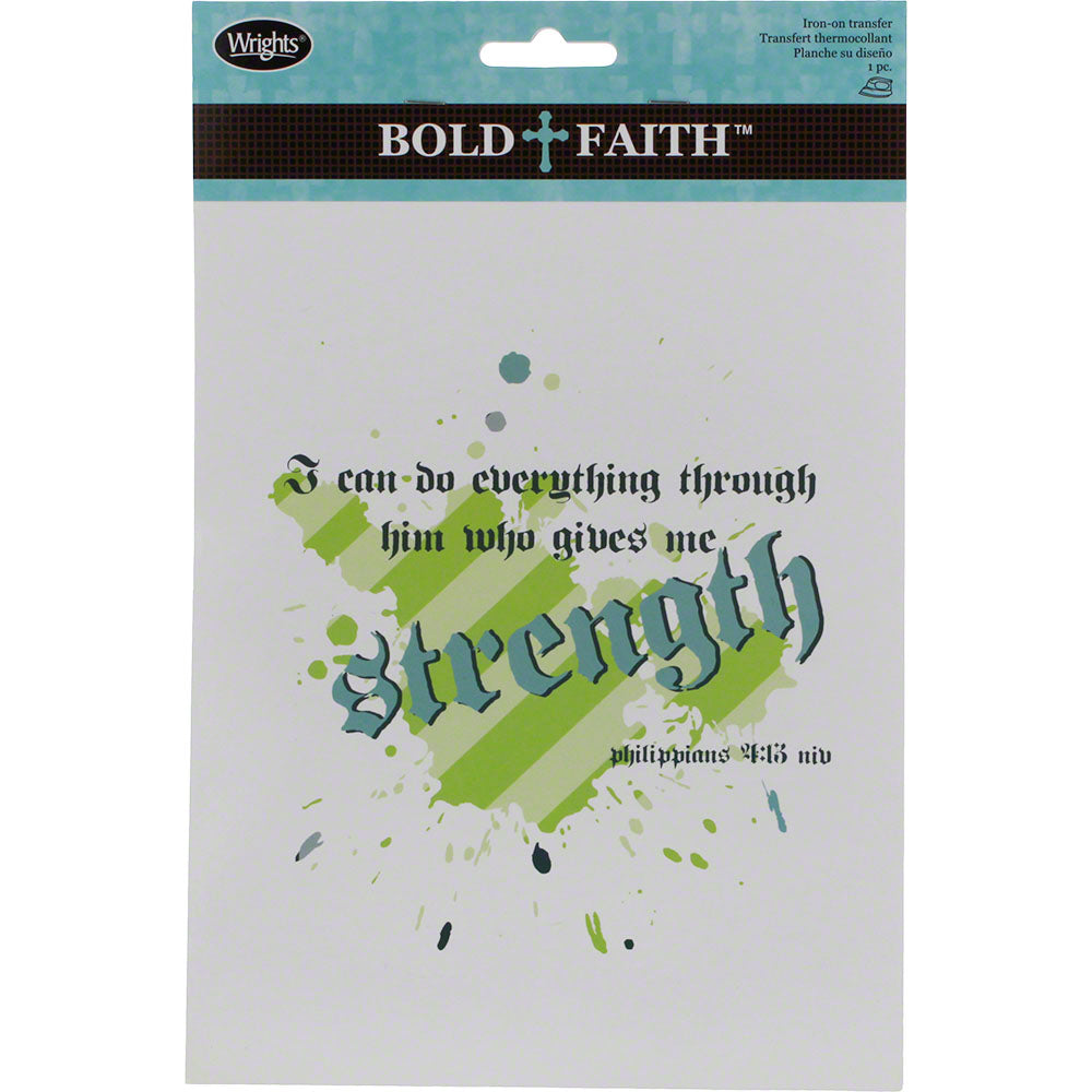 Scripture Iron-on Design - Philippians 4:13 NIV image # 96589