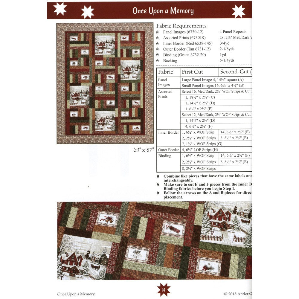 Unce Upon a Memory Quilt Book image # 45053