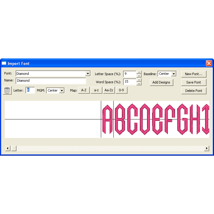 Embrilliance AlphaTricks Embroidery Font Software image # 56378