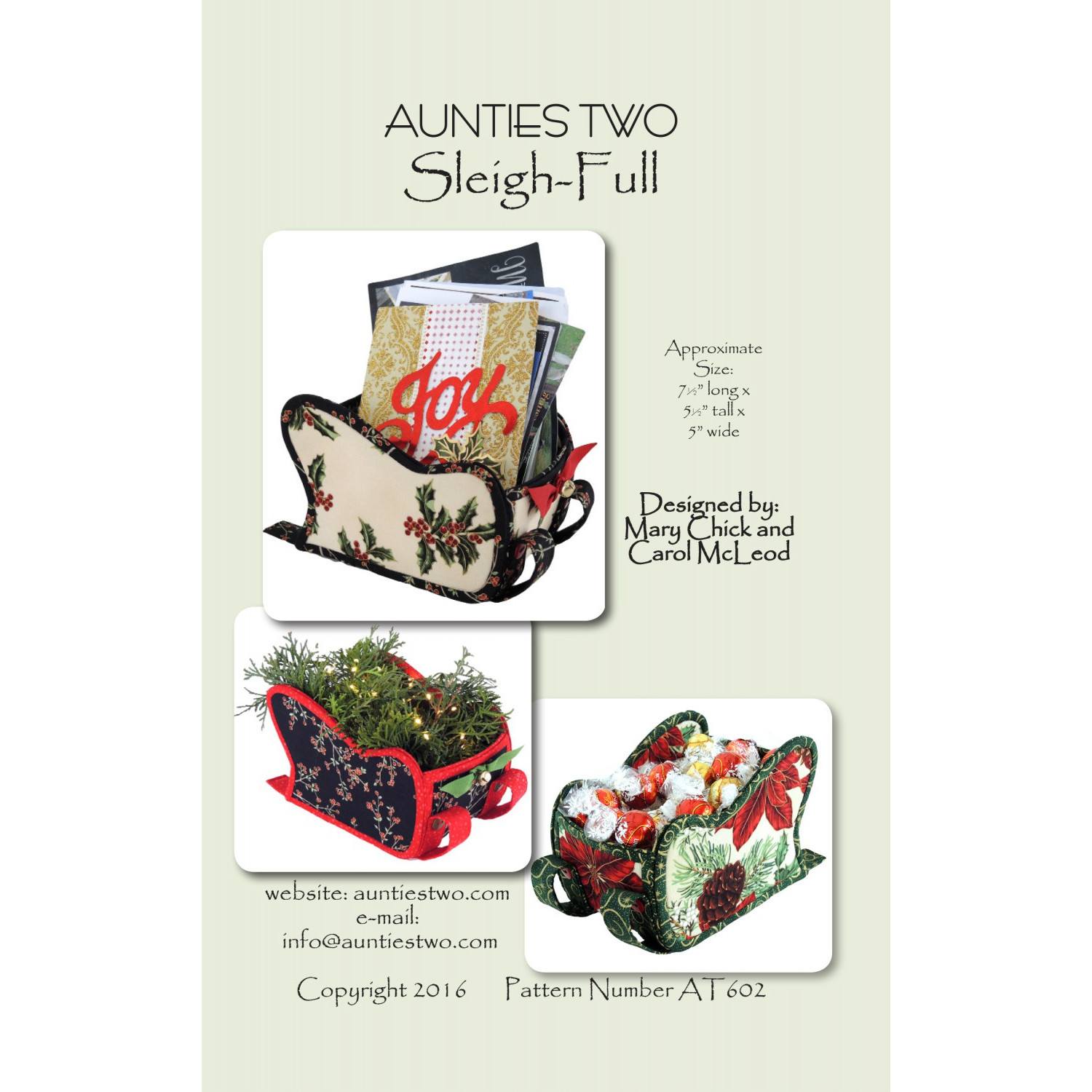 Sleigh-Full Pattern, Aunties Two Patterns image # 35893