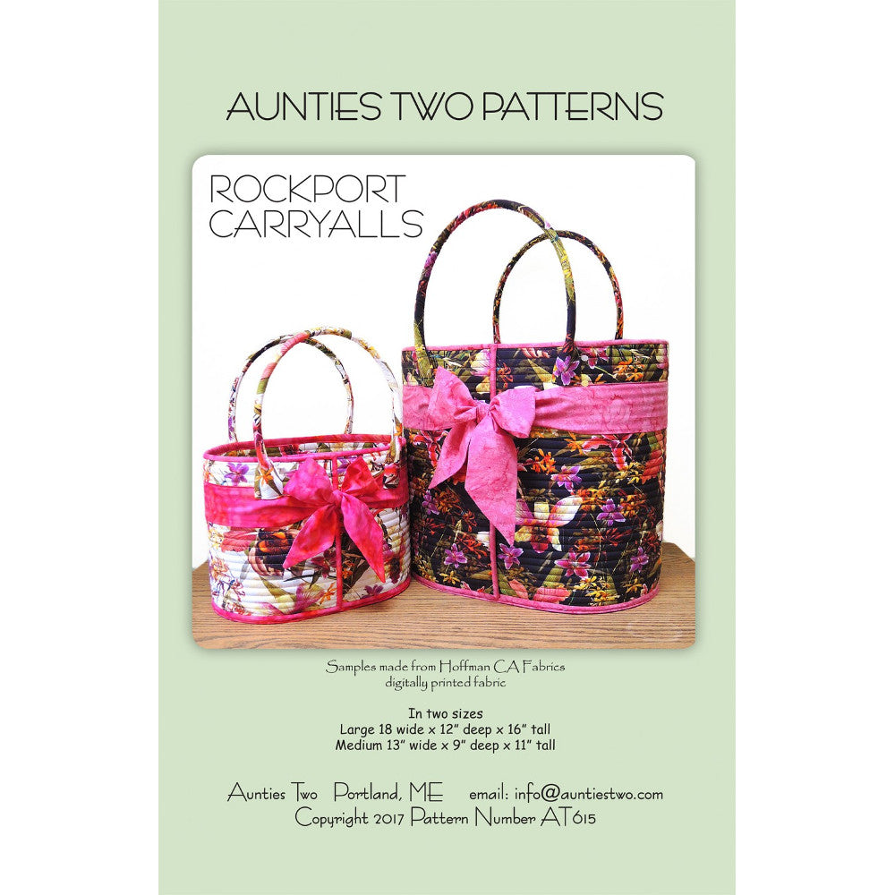 Rockport Carryalls Pattern, Aunties Two Patterns