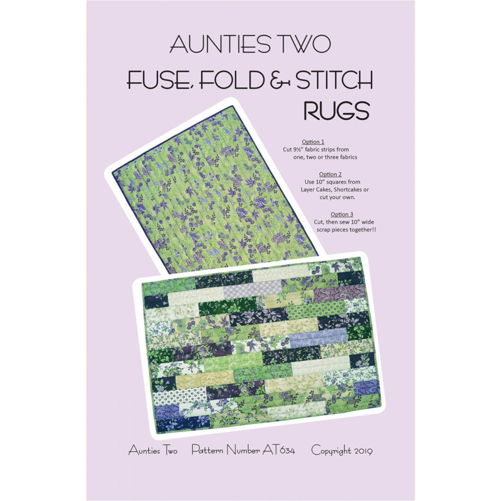 Fuse, Fold, and Stitch Rugs Pattern image # 50656