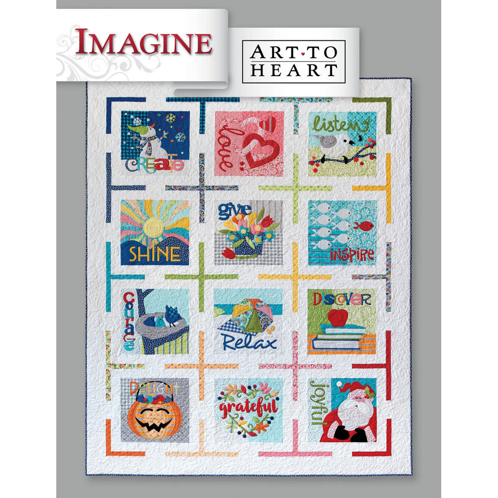 Imagine, Block-of-the-Month Book, Art to Heart image # 38982