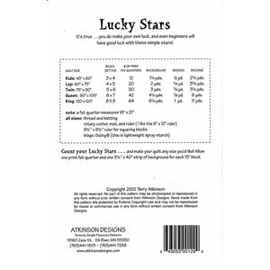 Lucky Stars Quilt Pattern image # 71634